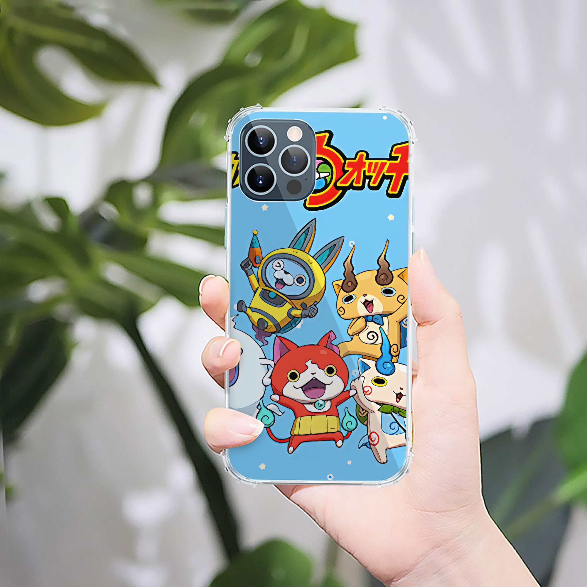 （画像用） 妖怪ウォッチ Yo-kai Watch 【iPhone 12シリーズ対応】透明スマホケース（クリアソフトケース）